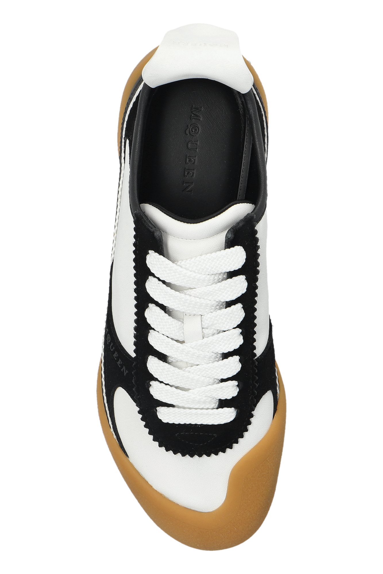 スニーカー ALEXANDER MCQUEEN Men Sneakers Multicolor 824800WIAEQ 1960 White and Black Flexion Sneakers - ALEXANDER MCQUEEN